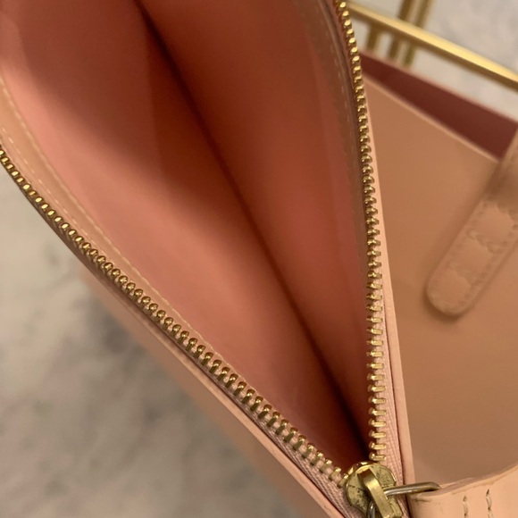 MANSUR GAVRIEL Vachetta Leather Tote Blush Pink With Matching Zip Pouch - Picture 8 of 15